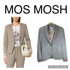 (R) Mos Mosh MMBLAKE KARLIE Gray Women's Blazer, size 36/S